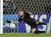Brazil's Gabriel Vasconcelos catches a p