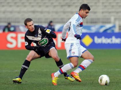 Lyon's Brazilian midfielder Campos Eders