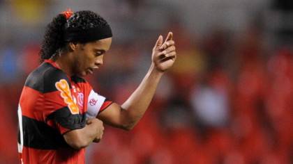 Brazilian Flamengo's player Ronaldinho G