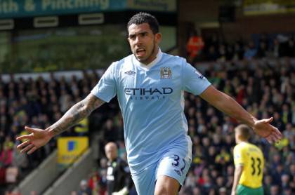 Manchester City's Argentinian striker Ca