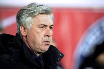 Paris Saint-Germain's coach Carlo Ancelo