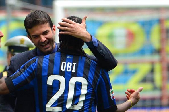 Inter Milan's coach Andrea Stramaccioni