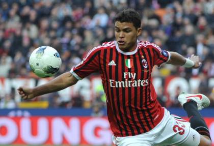 AC Milan's Brazilian defender Thiago Sil