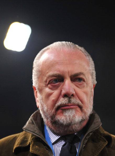 Napoli's president Aurelio de Laurentiis