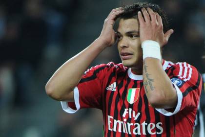 AC Milan's Brazilian defender Thiago Sil