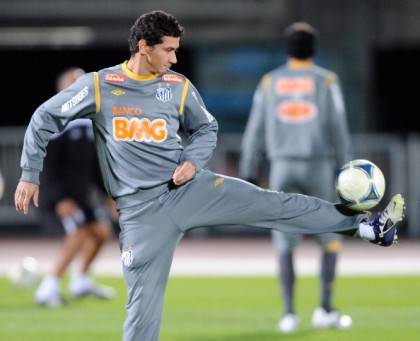 Brazil's Santos FC midfielder Ganso play