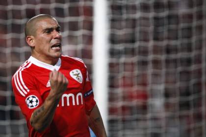 Benfica's Uruguayan defender Maxi Pereir
