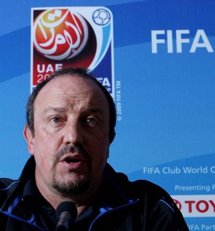 Inter Milan's coach Rafael Benitez speak