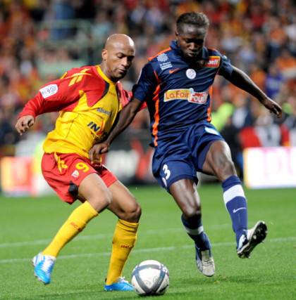 Lens' French forward Toifilou Maoulida (