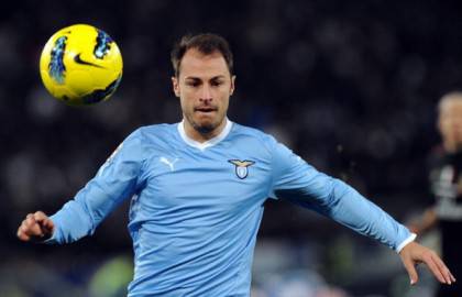 Lazio's Romanian defender Stefan Radu co