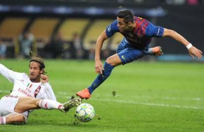 AC Milan's midfielder and captain Massim
