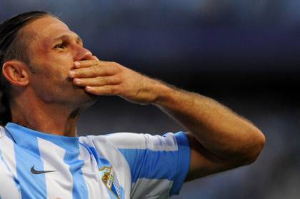 Malaga's Argentinian defender Martin Dem