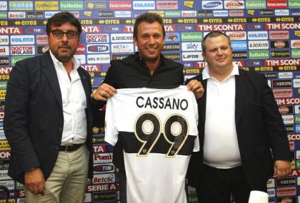 Parma FC Presents New Signing Antonio Cassano