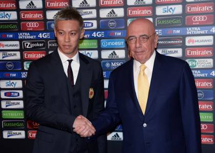 Presentazione ufficiale a S.Siro del nuovo giocatore del Milan