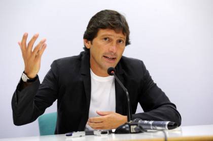 Inter Milan's outgoing Brazilian coach L