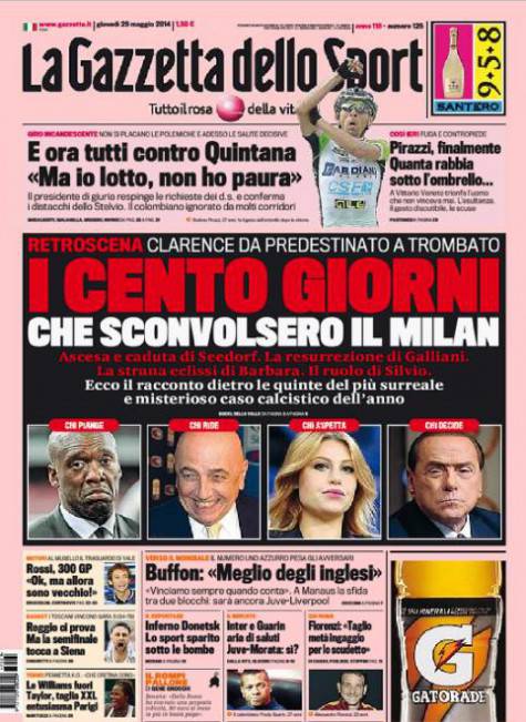 La Gazzetta dello Sport 29-05-2014