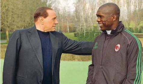 Berlusconi e Seedorf a Milanello
