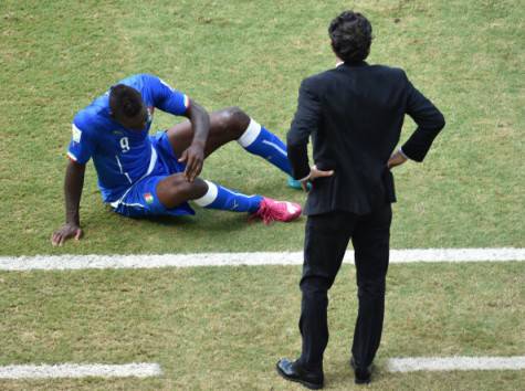 Cesare Prandelli e Mario Balotelli (Getty Images)