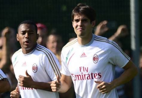 Robinho e Kakà 