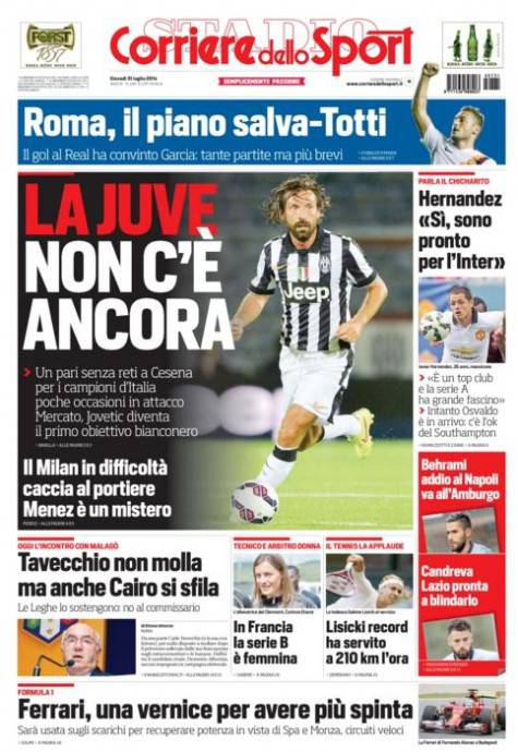 Corriere dello Sport 31-07-2014