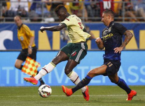 M'Baye Niang & Aleksandar Kolarov