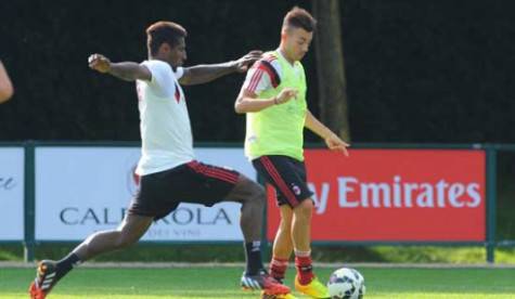 Allenamento a Milanello