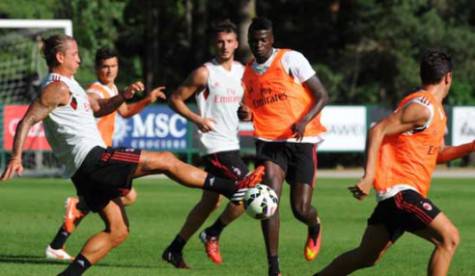 Allenamento a Milanello
