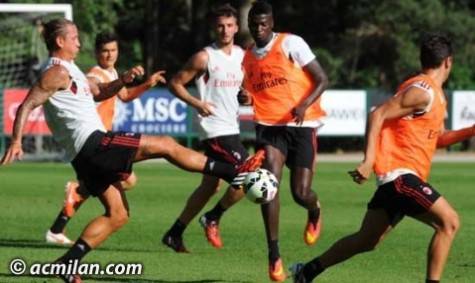 Partitella a Milanello