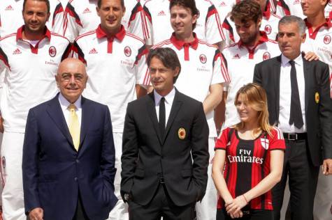 Galliani Inzaghi e Lady B