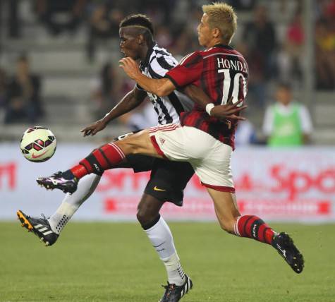 Honda & Pogba (Getty Images)