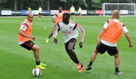 Allenamento a Milanello