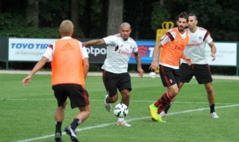 Allenamento a Milanello