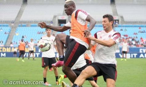 Balotelli in allenamento