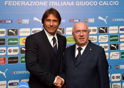 Antonio Conte e Carlo Tavecchio (Getty Images)