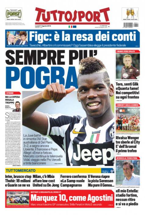 Tuttosport di oggi