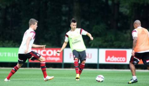 Allenamento a Milanello