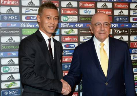 Keisuke Honda & Adriano Galliani