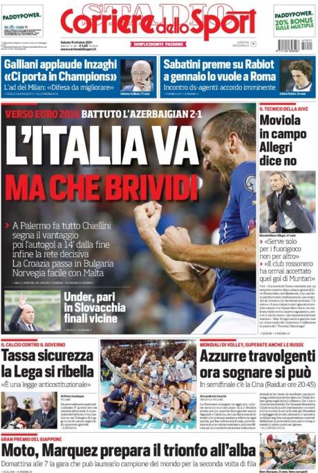 Corriere dello Sport 11-10-2014