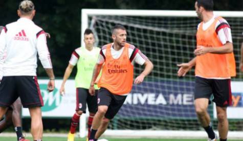 Allenamento a Milanello