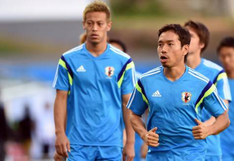 Nagatomo & Honda (Getty Images)