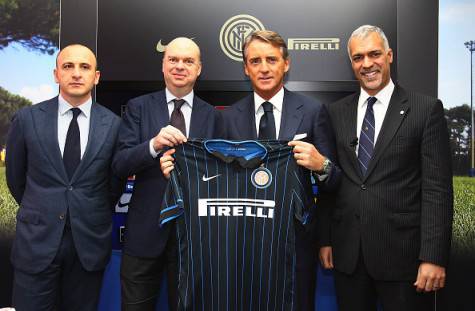 Fassone, Branca, Bolingbroke e Mancini (Getty Images)
