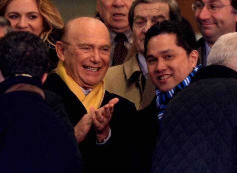 Ernesto Pellegrini con Erick Thohir (Getty Images)