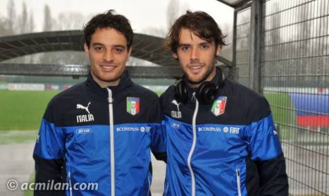 Giacomo Bonaventura e Andrea Poli (Foto: acmilan.com)