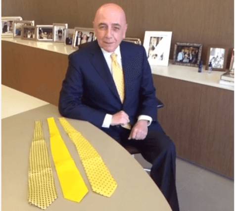 Galliani e le cravatte