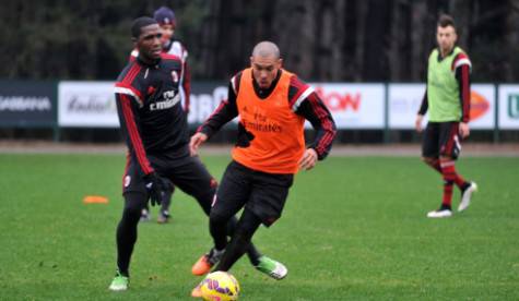 Allenamento a Milanello (acmilan.com)