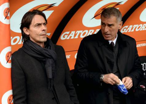 Filippo Inzaghi e Mauro Tassotti (getty images)