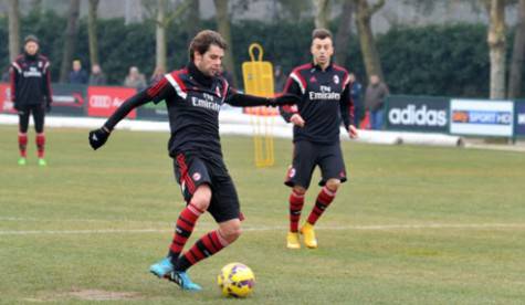 Allenamento a Milanello (acmilan.com)