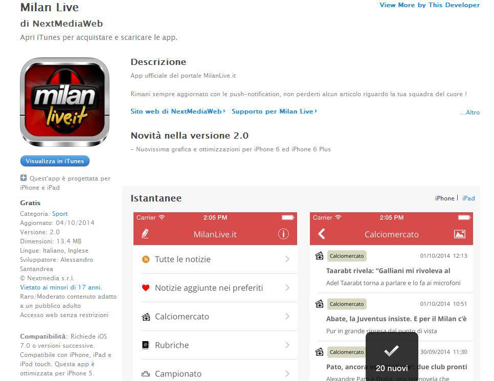 APP SPORTMEDIASET SCARICARE