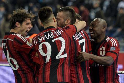 Il Milan esulta (getty images)