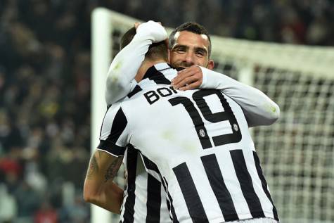 Leonardo Bonucci & Carlos Tevez (Getty Images)